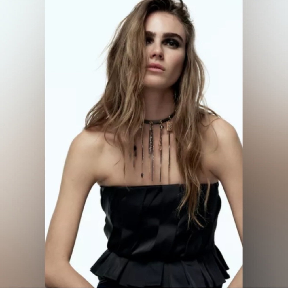 Zara Black Choker Necklace